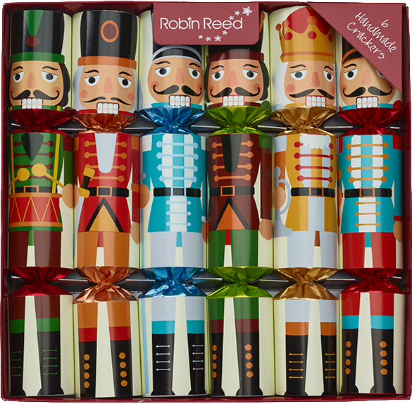Picture of Christmas Crackers - 6 Classic Christmas Crackers - Nutcracker