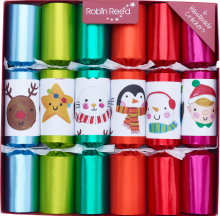 Picture of Christmas Crackers - 6 Christmas Crackers for Children -  Finger Puppets 