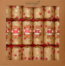 Picture of Christmas Crackers - 6 Fun Christmas Crackers - Gingerbread