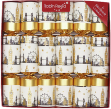 Picture of Christmas Crackers - 6 Classic Christmas Crackers - London Bridge
